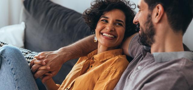 couple holding hands